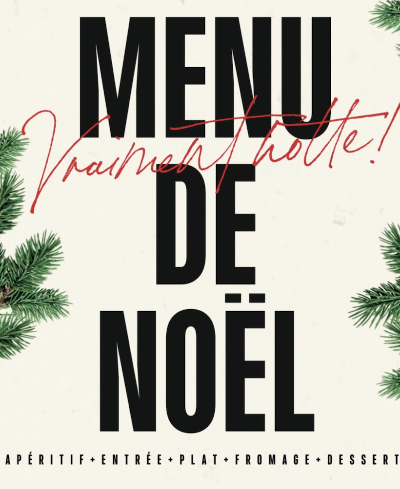 Le menu de Noël disponible dès le 5 décembre FOUD