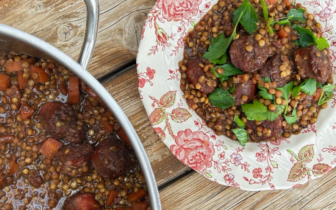 La Nouvelle Recette de Fred Charlet : Saucisse Lentilles Figatelli